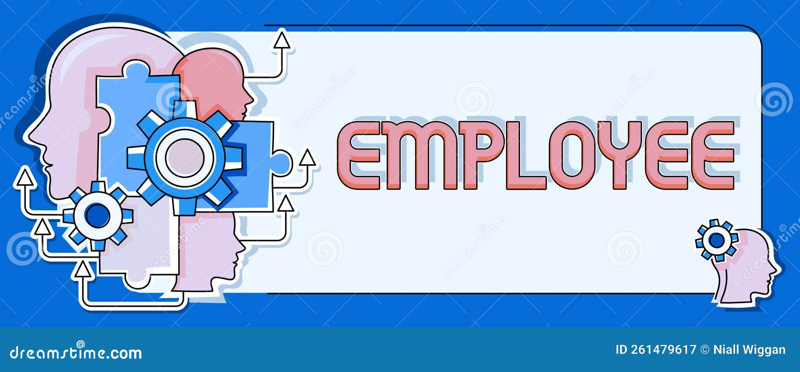 text sign showing employee. word written on a person working for wages in particular at the nonexecutive level