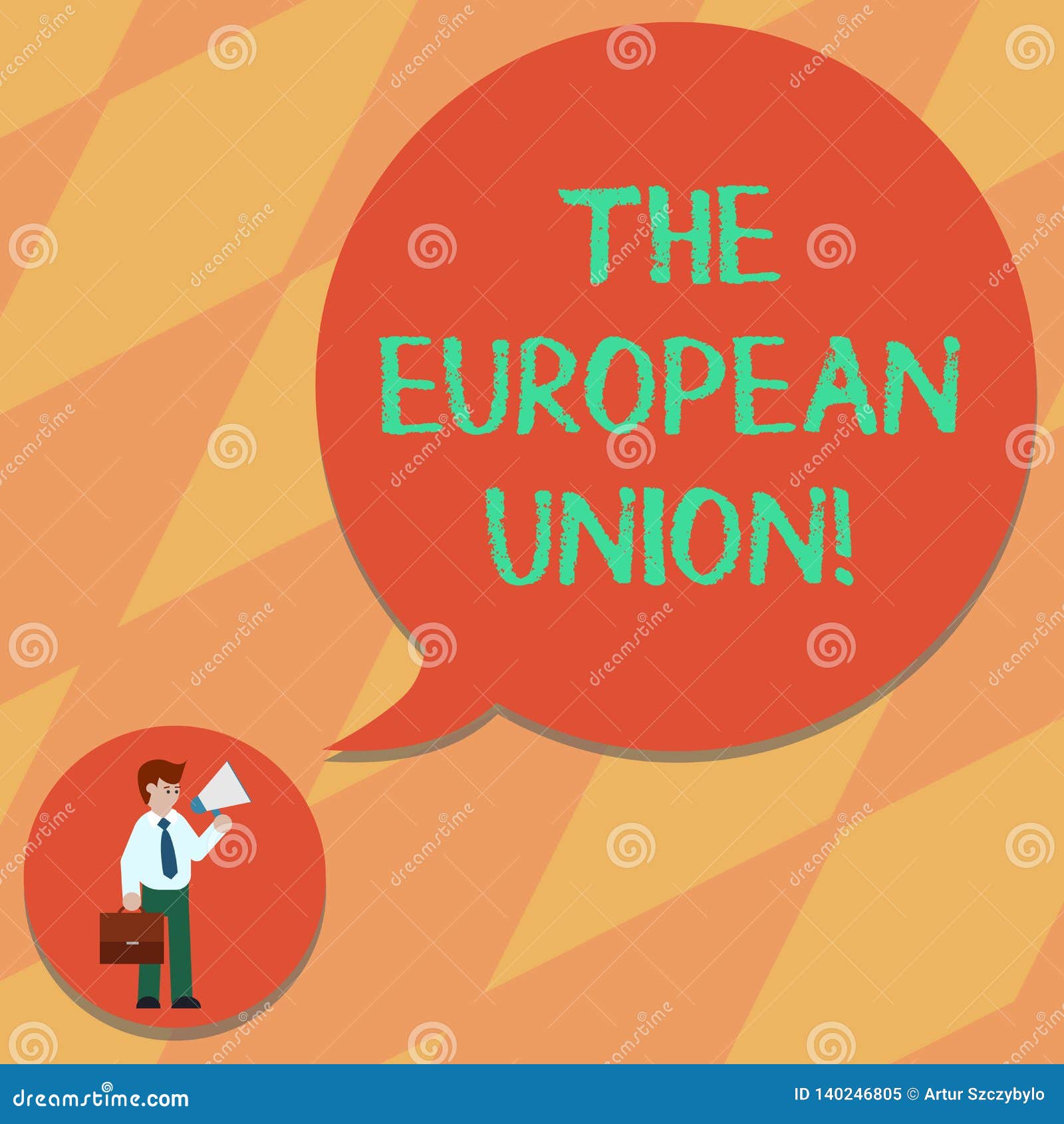 text sign showing the european union. conceptual photo eu to which the member states of the eec are evolving man in