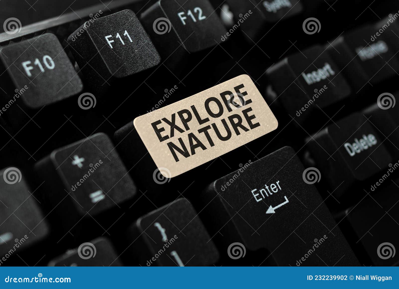 Text Sign Showing Explore Nature. Concept the Countryside Enjoying the Travel Converting Stock Photo - Image of explore, group: 232239902
