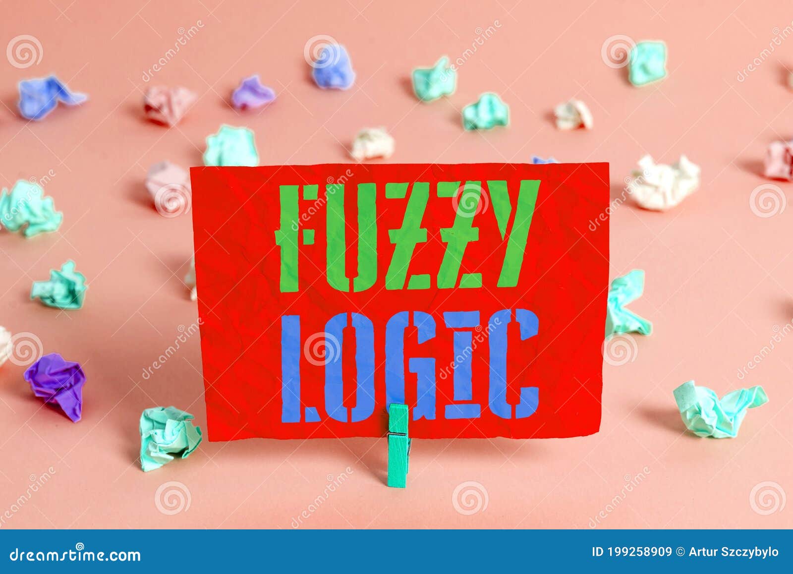 text sign showing fuzzy logic. conceptual photo checks for extent of dirt and grease amount of soap and water colored