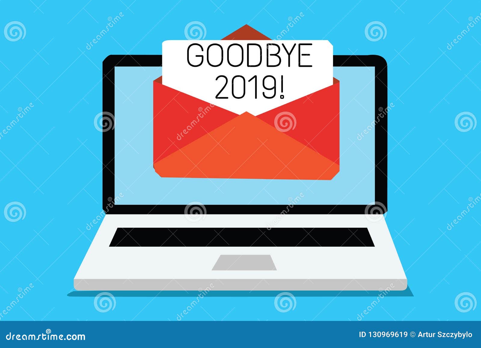 text sign showing goodbye 2019. conceptual photo new year eve milestone last month celebration transition computer