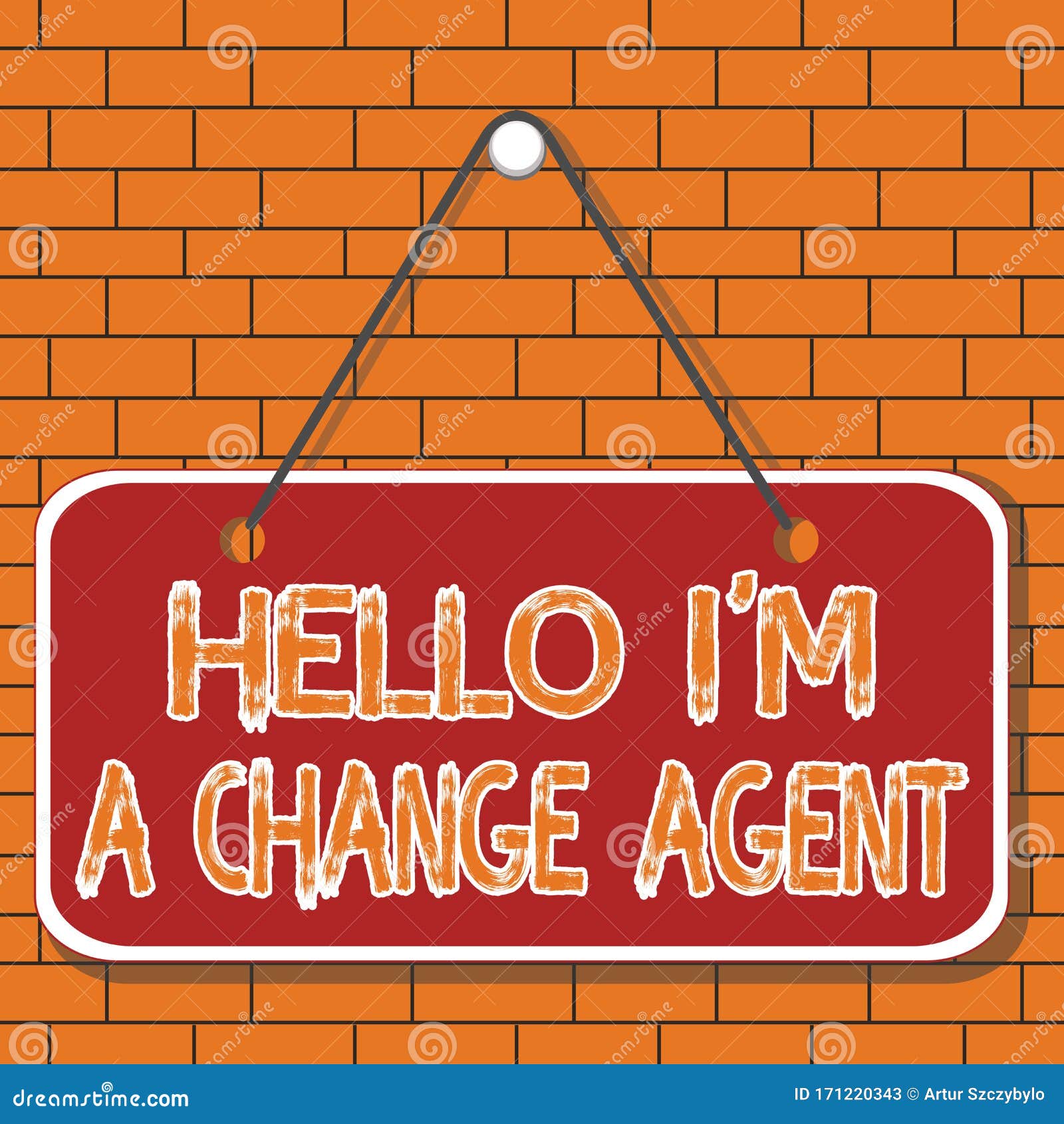 text sign showing hello i am a change agent. conceptual photo promoting and enabling difference evolution new colored memo