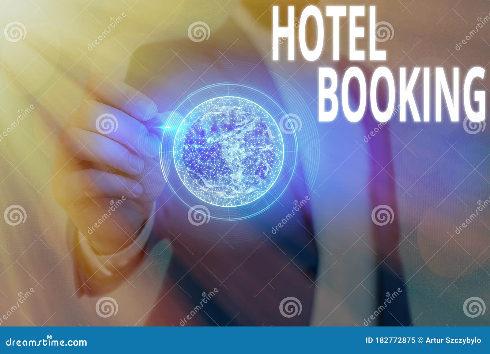 text sign showing hotel booking. conceptual photo online reservations presidential suite de luxe hospitality s of this