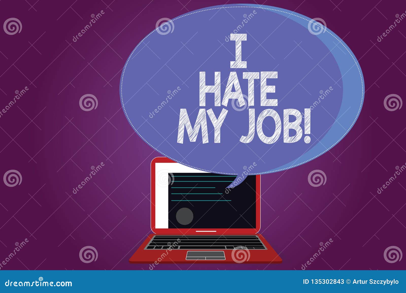text sign showing i hate my job. conceptual photo don t like the assigned task no motivation to work or do certificate