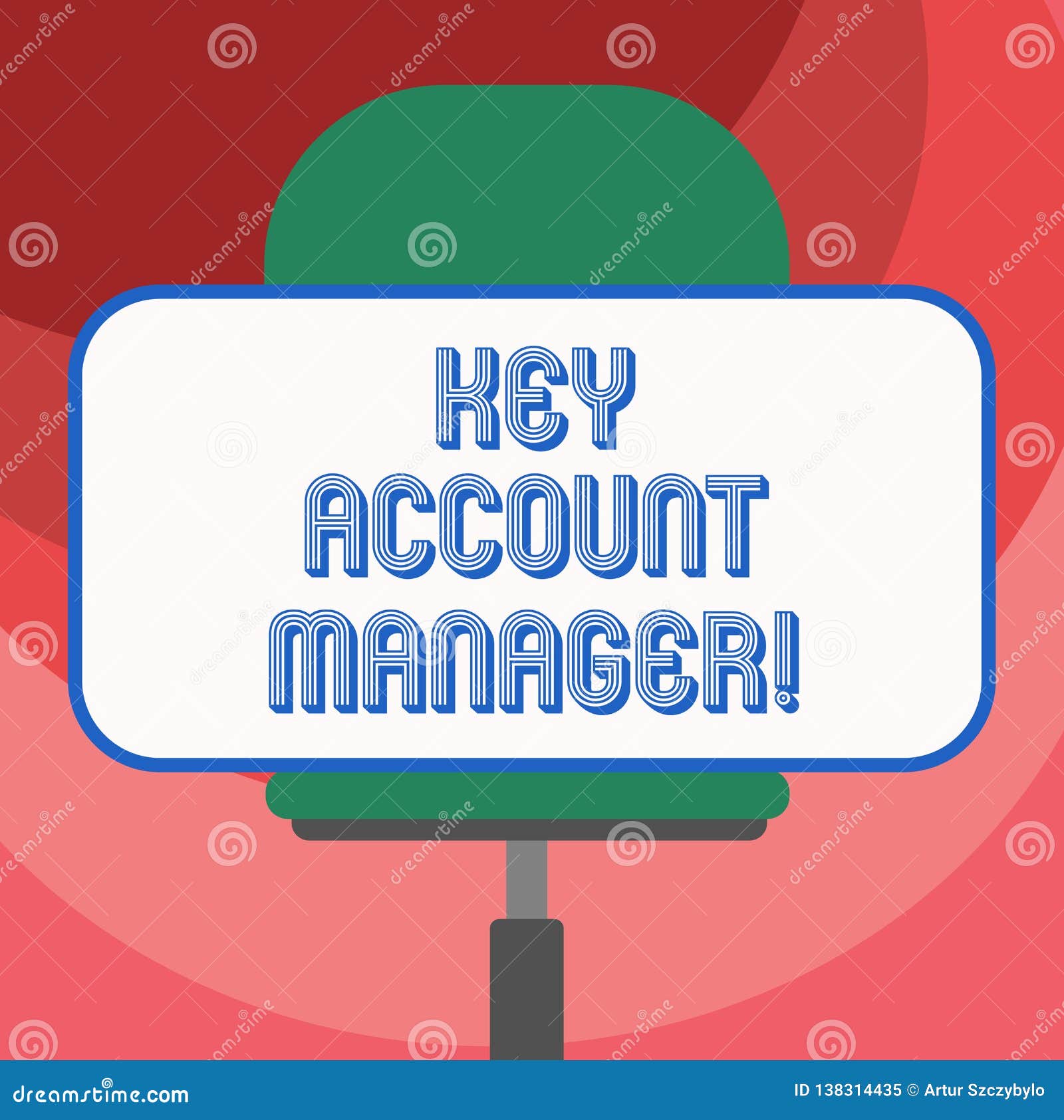 Text Sign Showing Key Account Manager Conceptual Photo Full