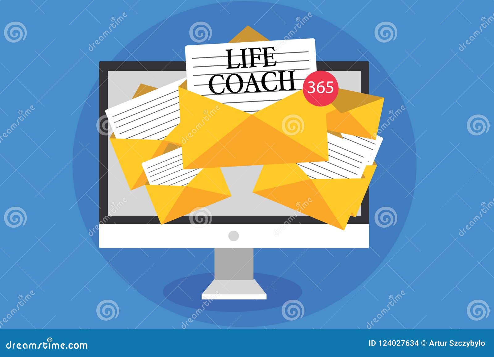 text sign showing life coach. conceptual photo a person who advices clients how to solve their problems or goals computer receivin