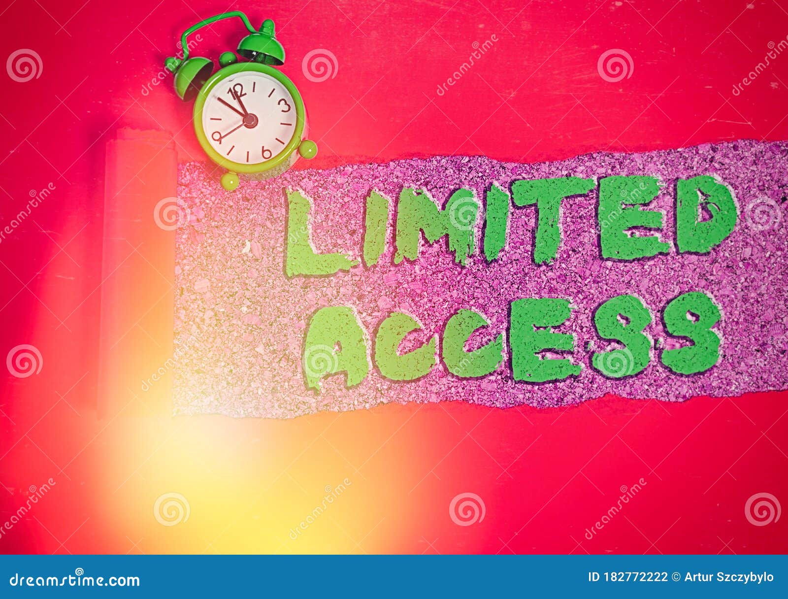 text sign showing limited access. conceptual photo having access restricted to a quite small number of points