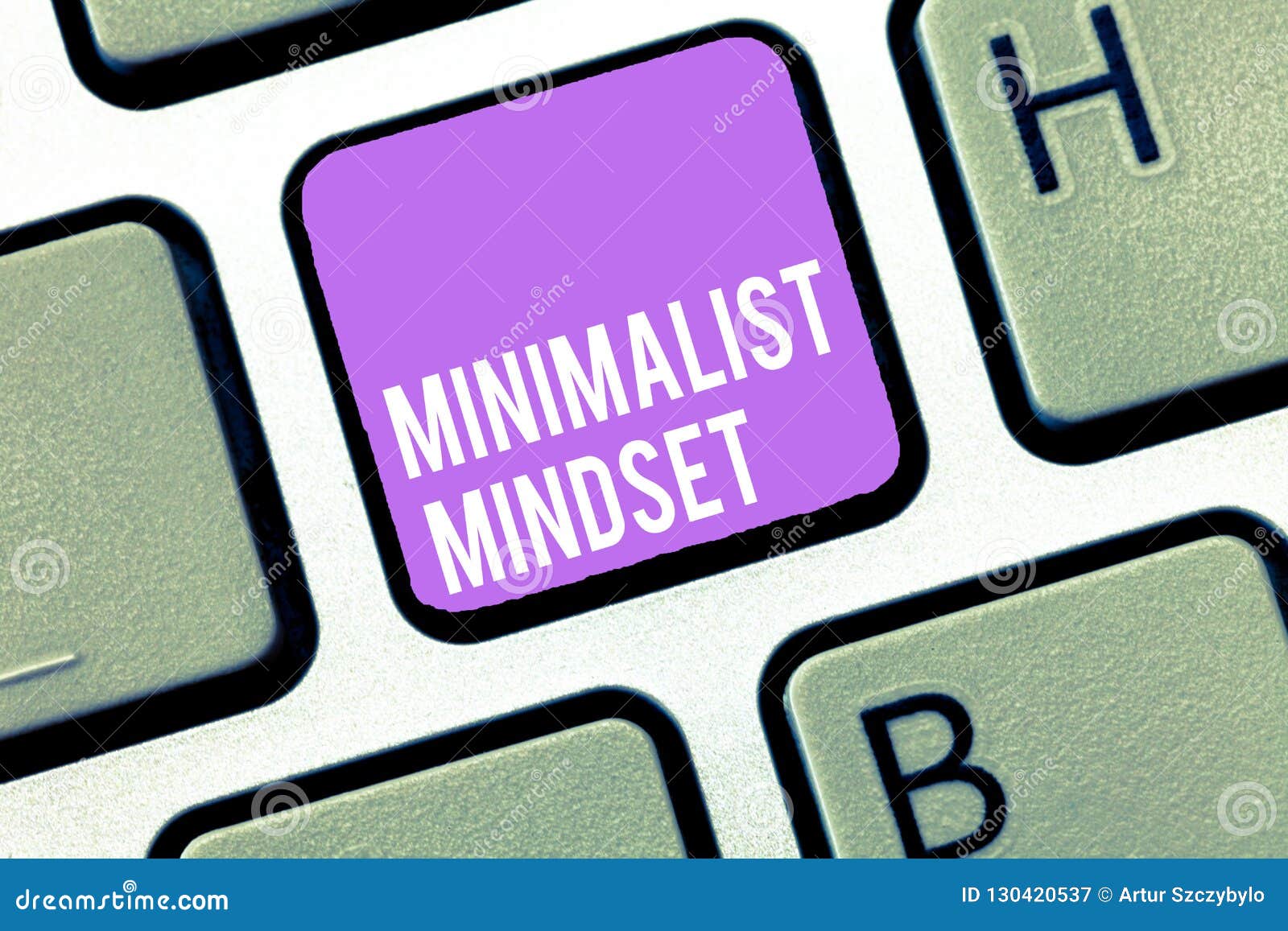 text sign showing minimalist mindset. conceptual photo be more aware what life can offer without clutter