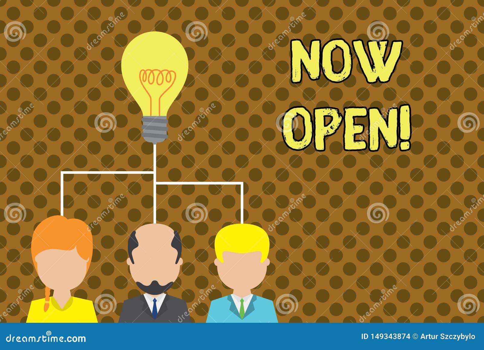 Text Sign Showing Now Open Conceptual Photo Leave Door Or