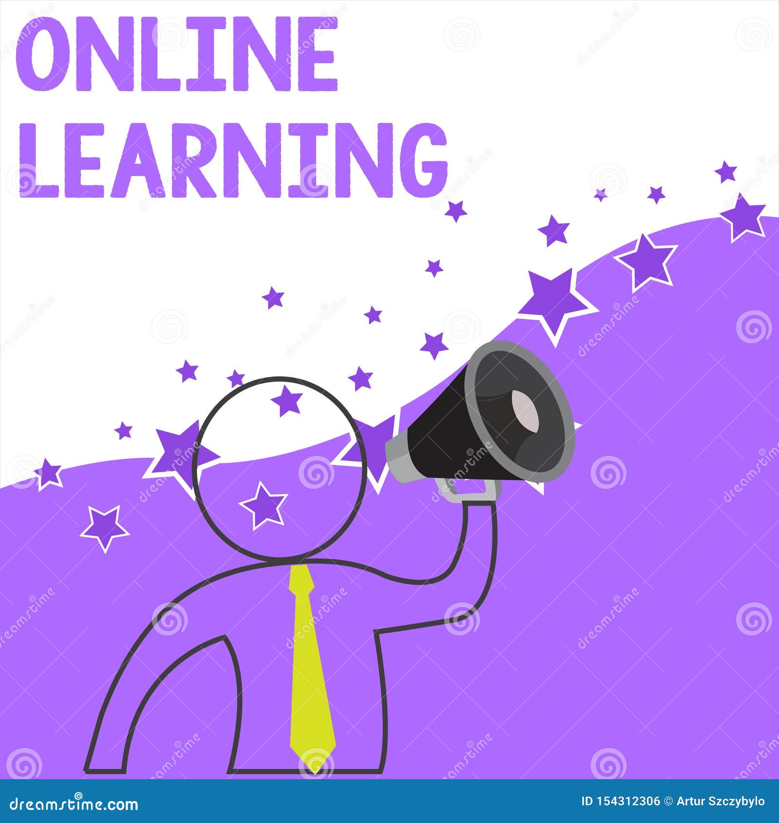 text sign showing online learning. conceptual photo larning with the assistance of the internet and a computer outline