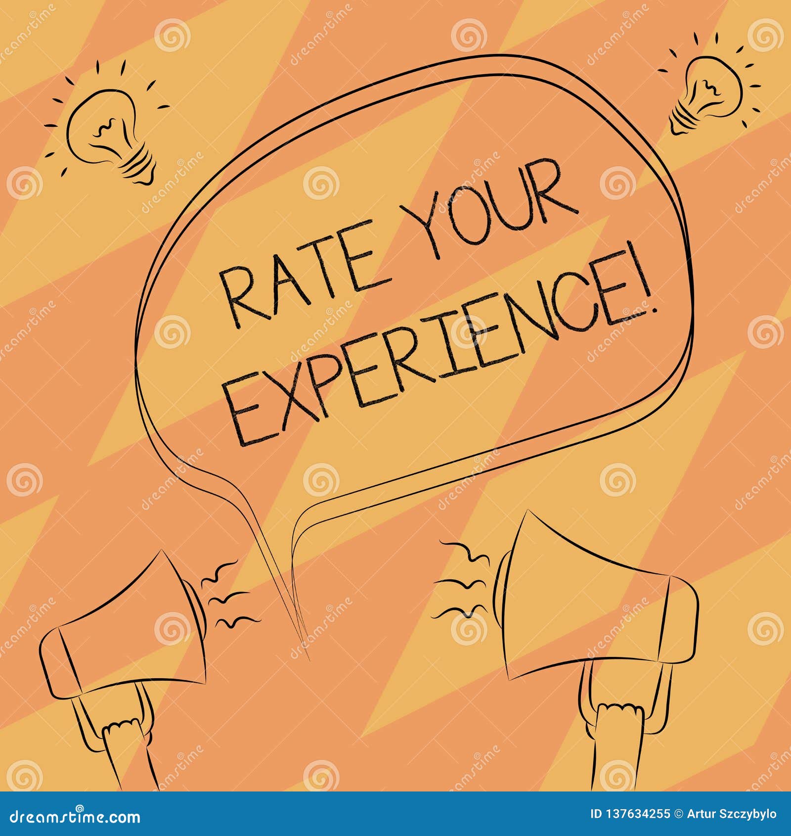 Text Sign Showing Rate Your Experience. Conceptual Photo Evaluate the