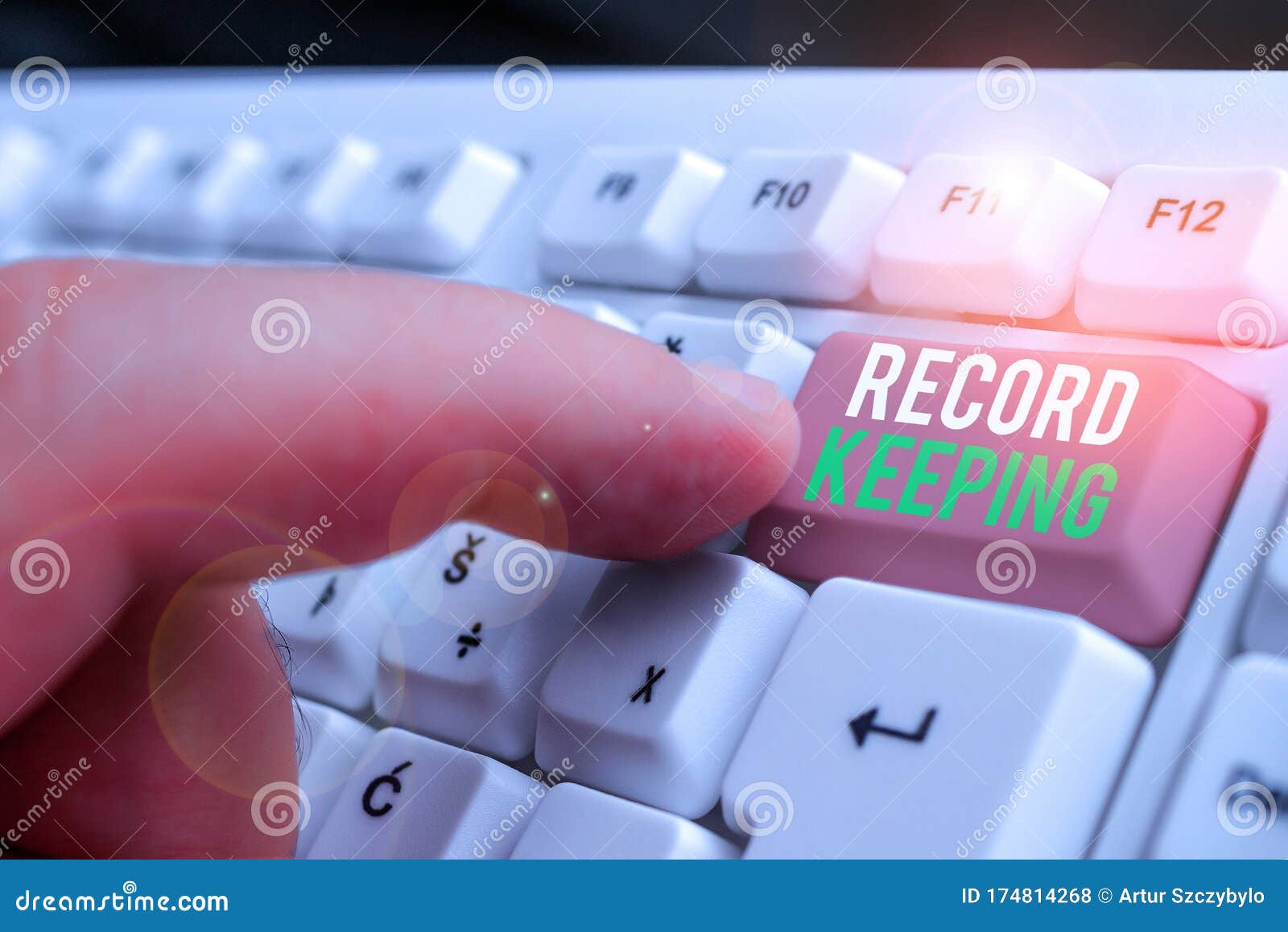 text sign showing record keeping. conceptual photo the activity or occupation of keeping records or accounts