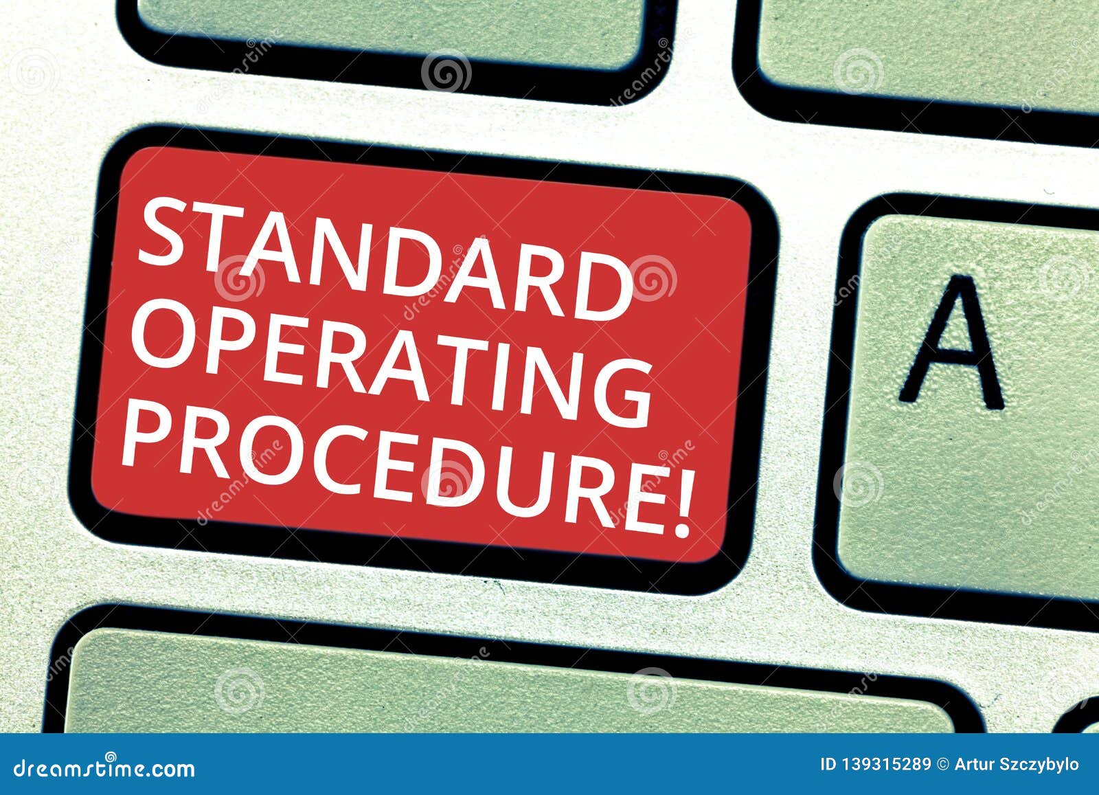 text sign showing standard operating procedure. conceptual photo detailed directions on how to perform a routine