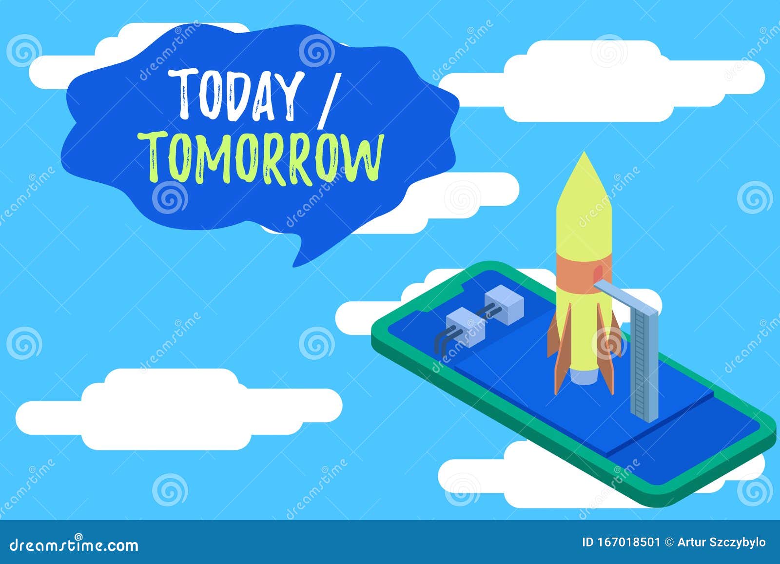 Text Sign Showing Today or Tomorrow. Conceptual Photo What is Happening