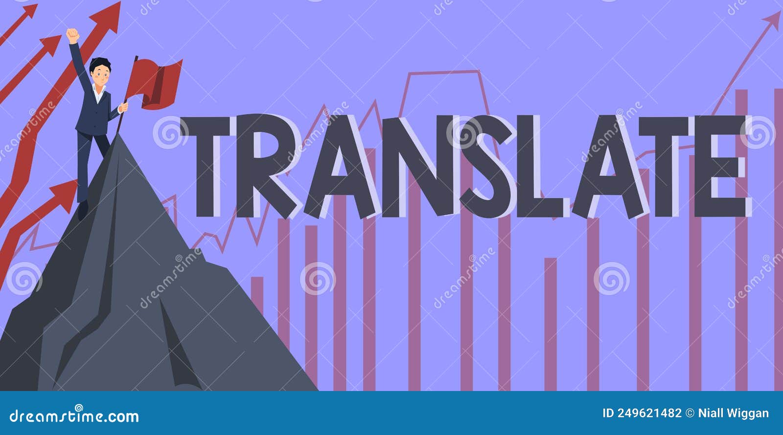text sign showing translate. business approach another word with same equivalent meaning of a target language man