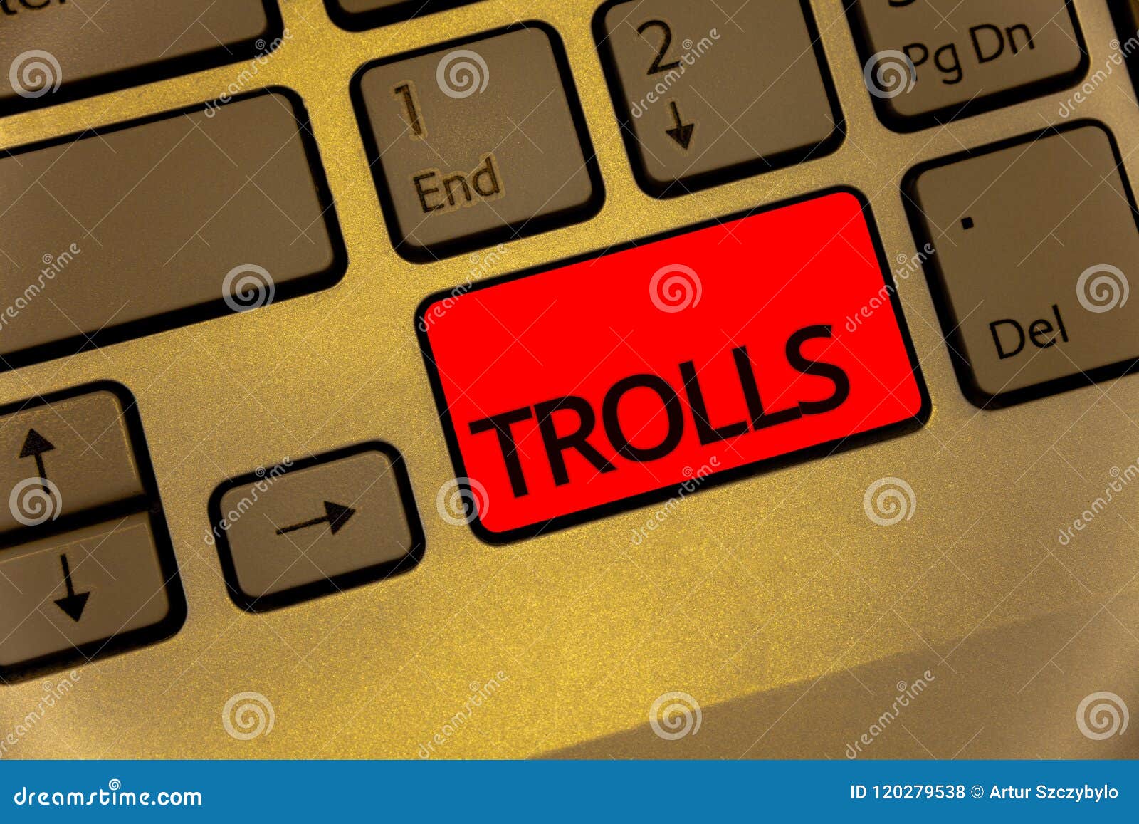 text sign showing trolls. conceptual photo online troublemakers posting provocative inflammatory messages keyboard brown key yello