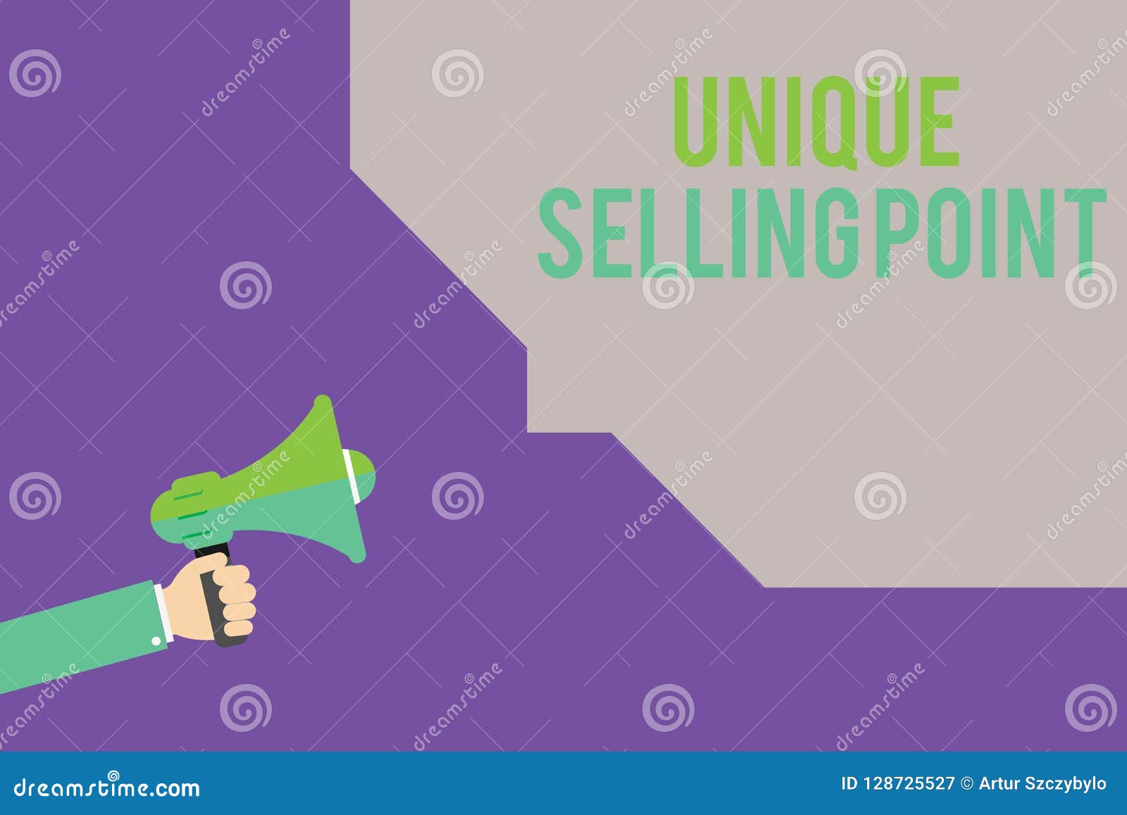 text sign showing unique selling point. conceptual photo differentiate a product specific features and benefits