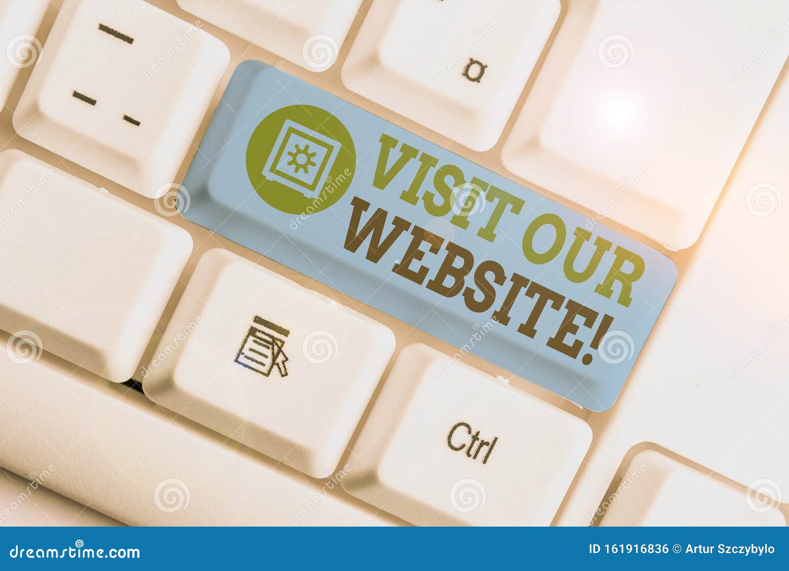 Text Sign Showing Visit Our Website Conceptual Photo Visitor Who