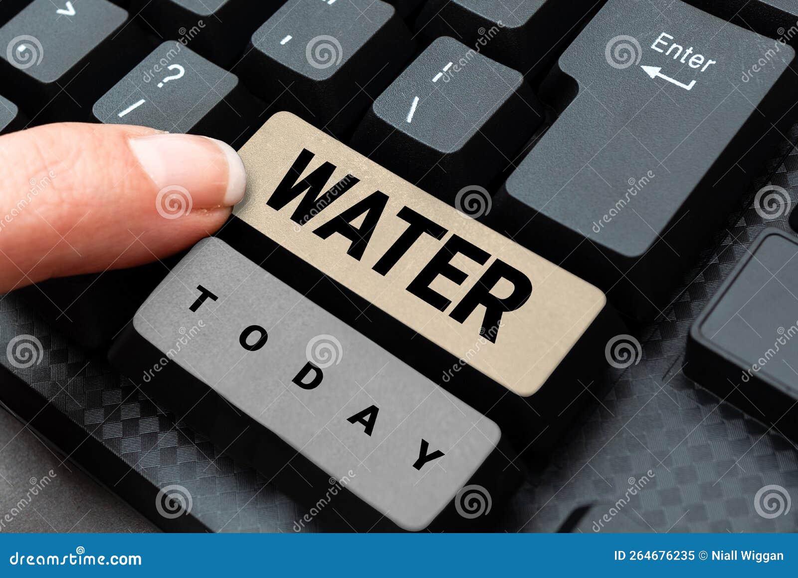 text sign showing water. business approach colourless transparent odourless liquid which forms seas rivers