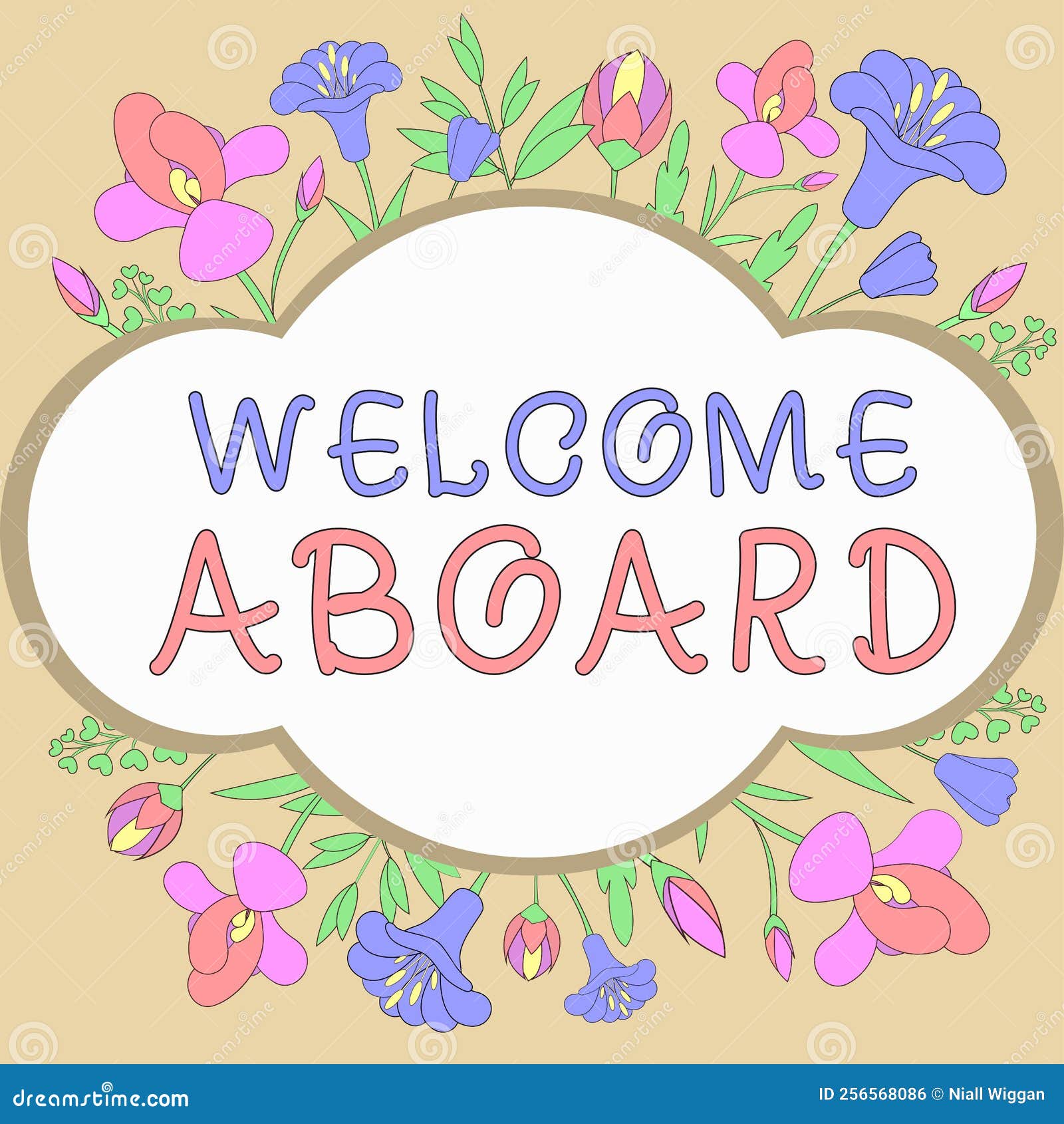 Sign Displaying AboardExpression of Greetings To a Person Whose