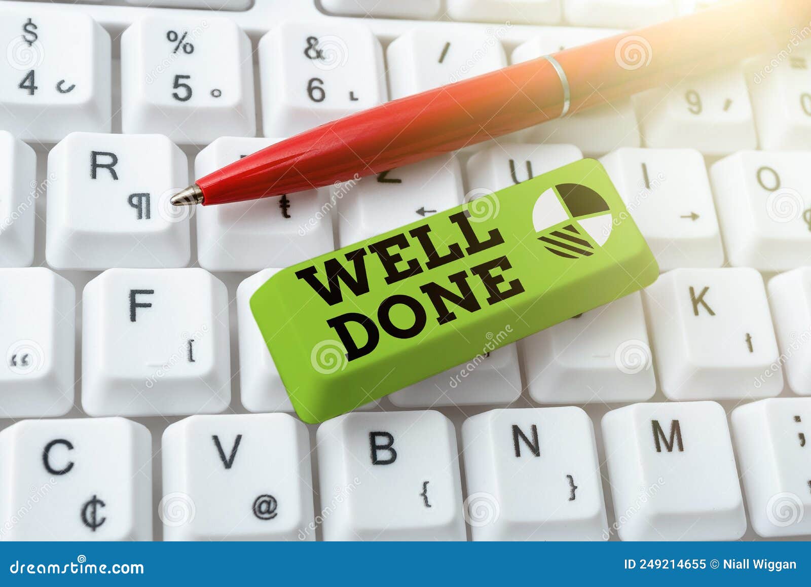 text sign showing well done. internet concept peform accurately and diligently with skill and efficiently hands shaking