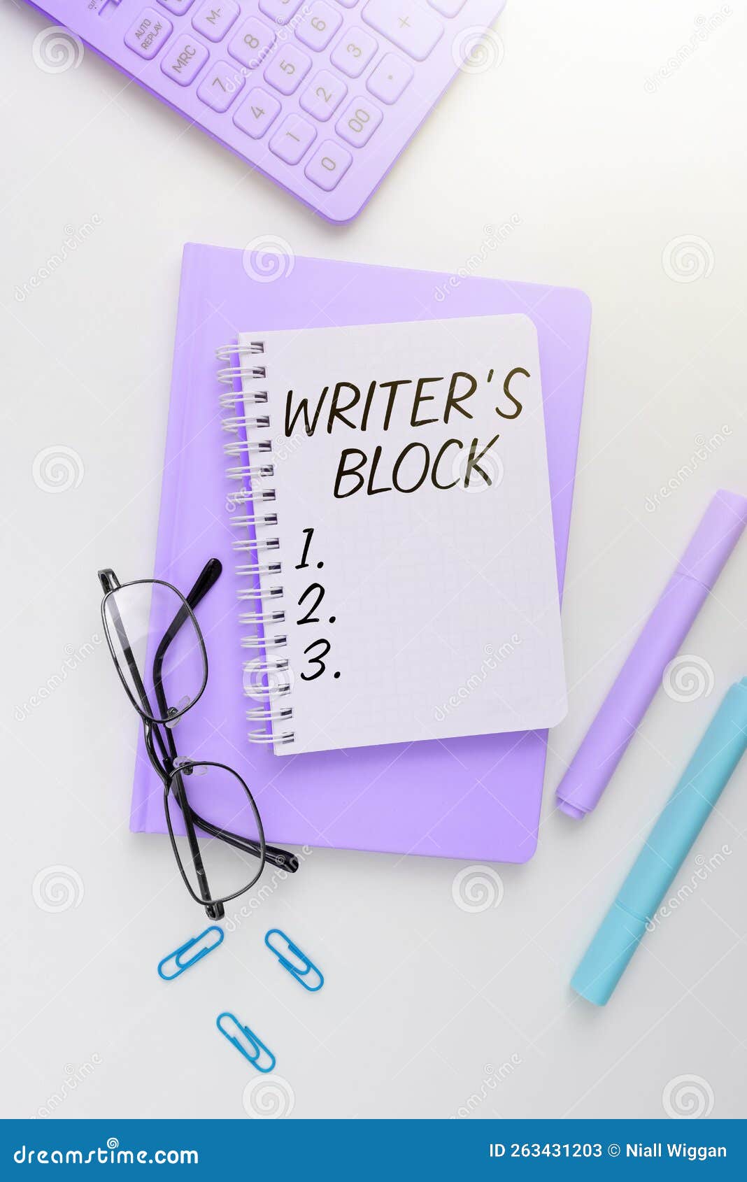 text sign showing writer's block. business idea condition of being unable to think of what to write