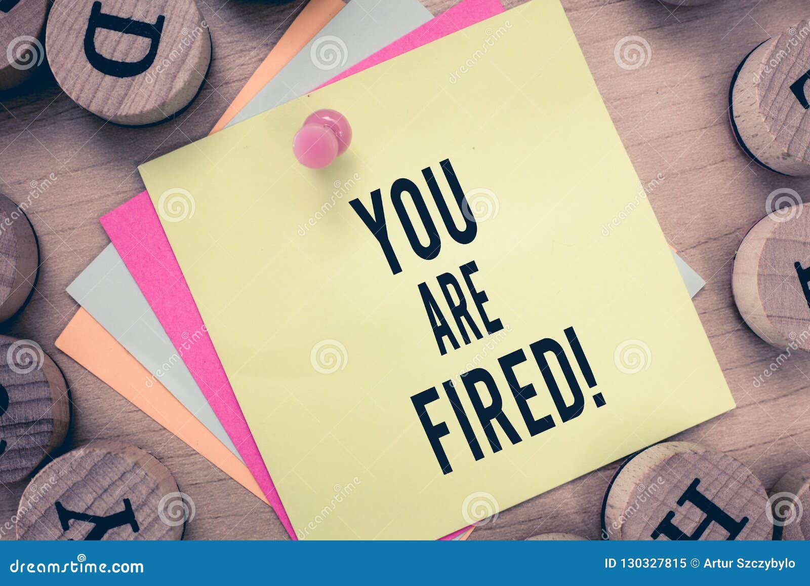 text sign showing you are fired. conceptual photo getting out from the job and become jobless not end the career