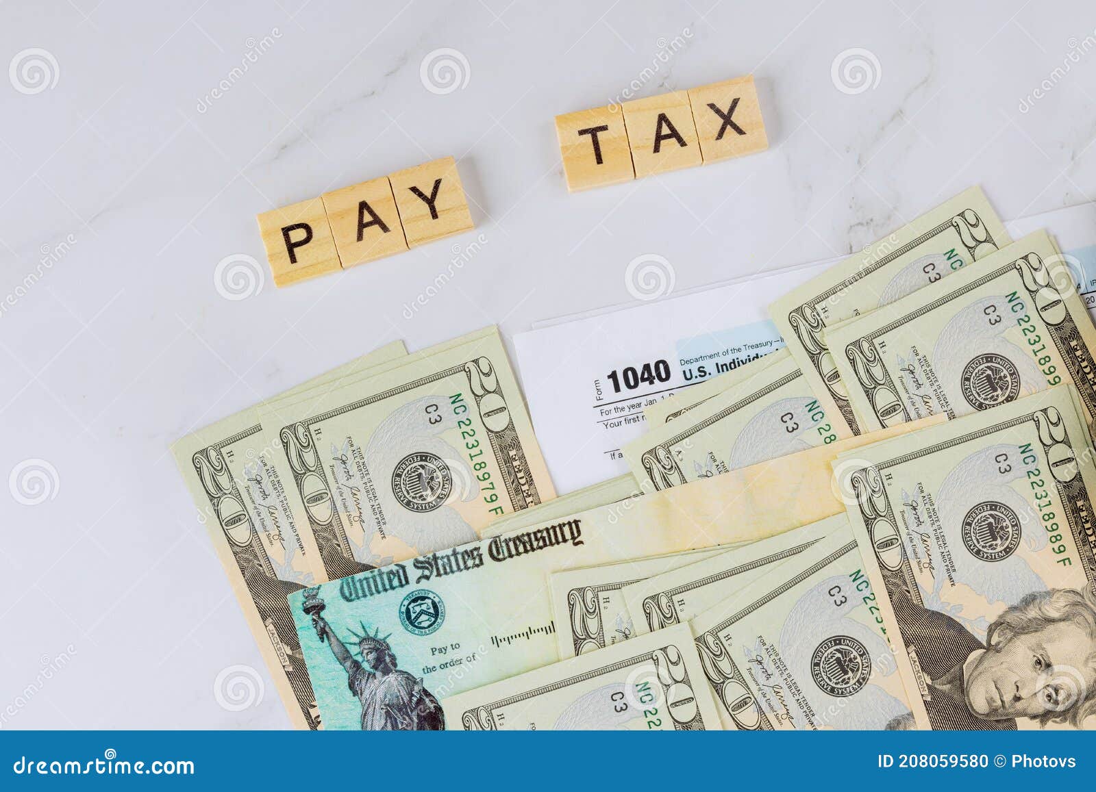 Text Write PAY TAX American Internal Revenue Service Individual