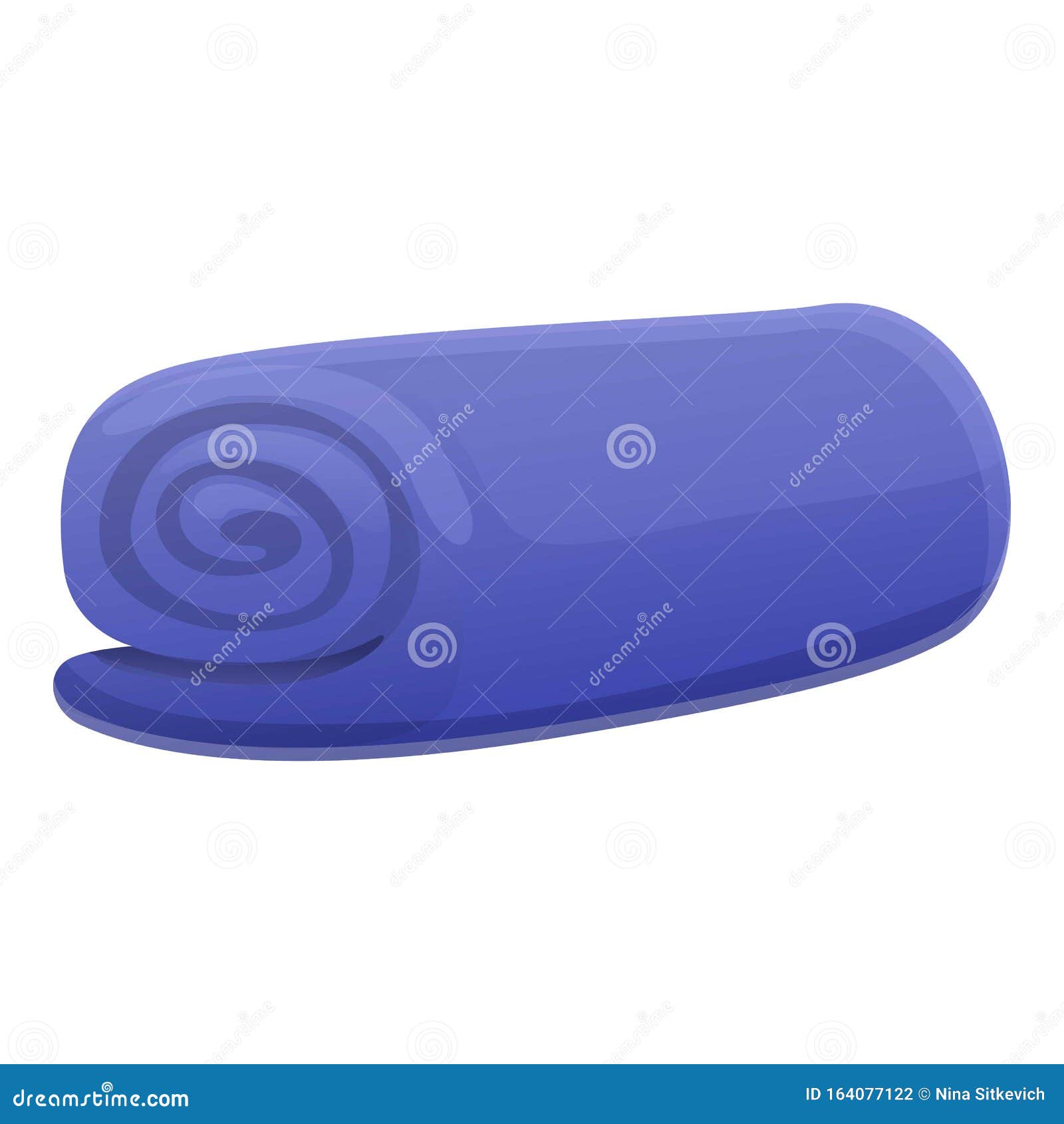 Textile Blanket Icon, Cartoon Style Stock Vector Illustration of decor, icon 164077122