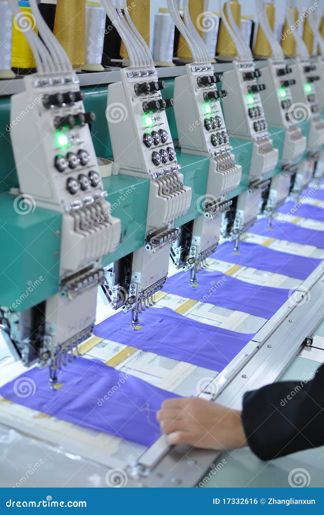 Textile equipment stock photo. Image of strikes, working 17332616