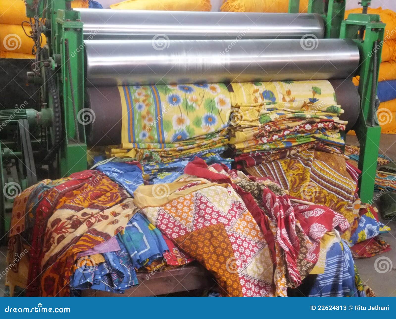 Textile Factory in India editorial stock photo. Image of exploitation