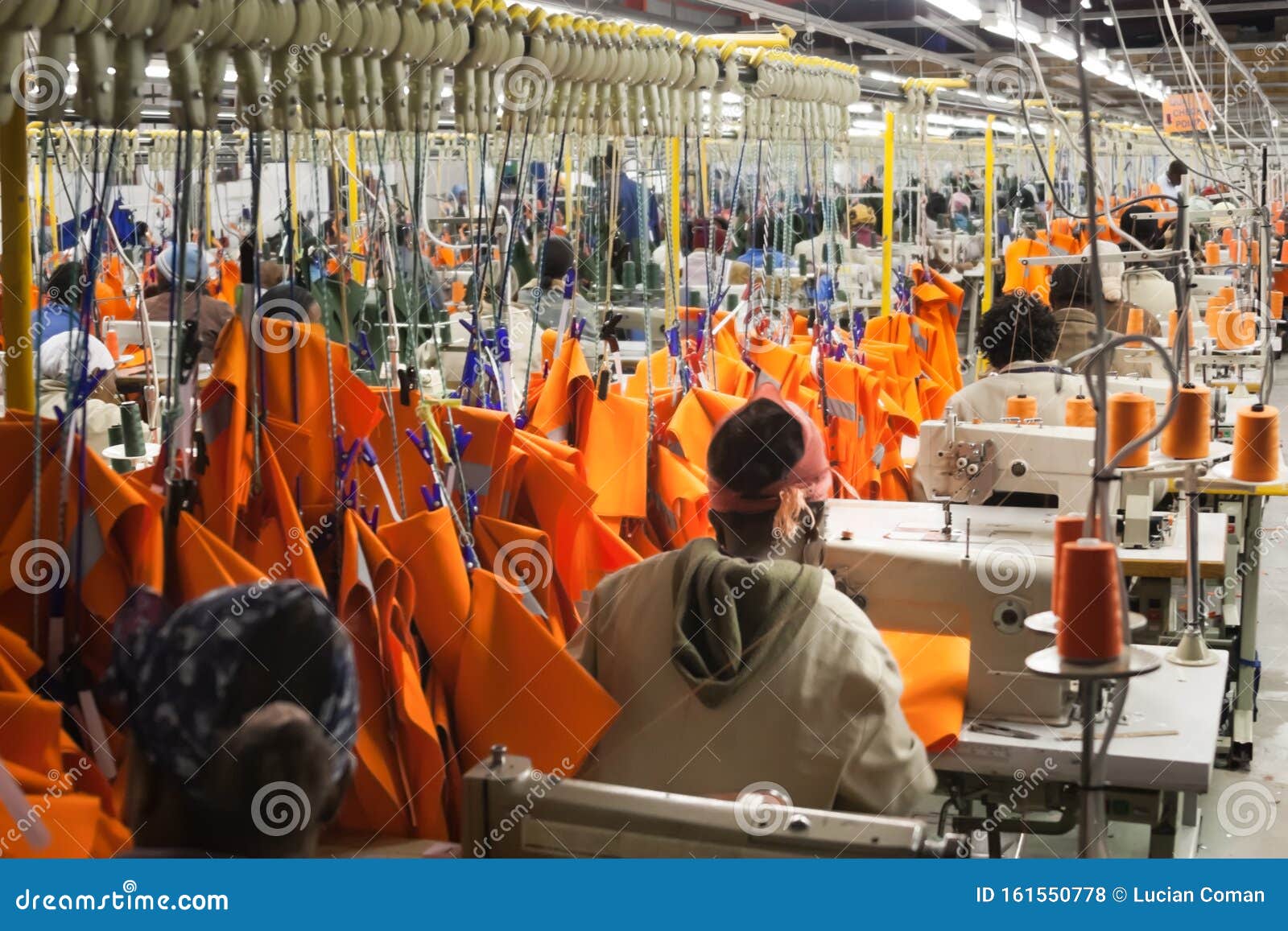 Textile factory editorial stock photo. Image of material 161550778