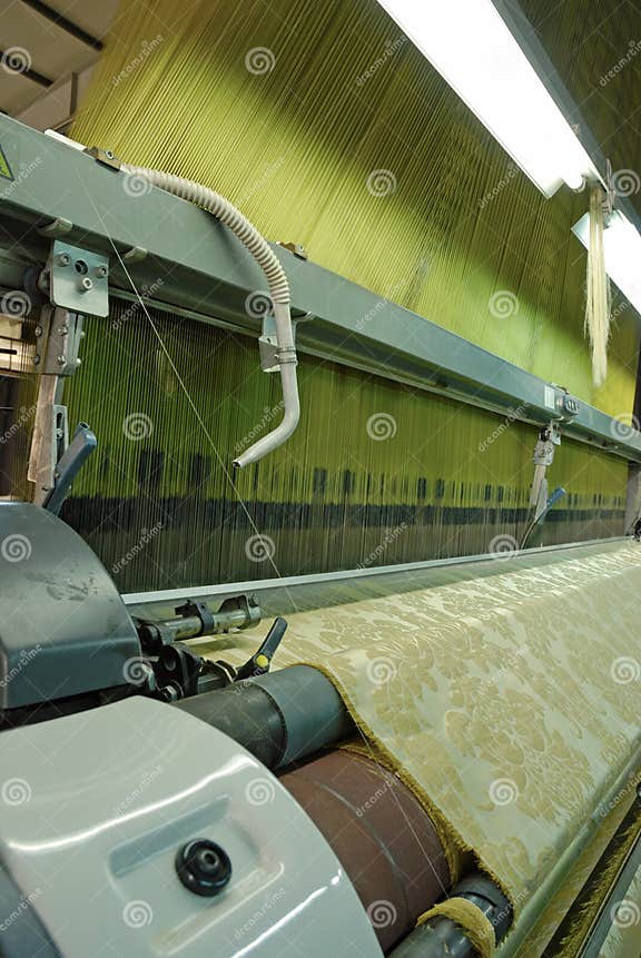 Textile machine stock image. Image of machine, production 13756605