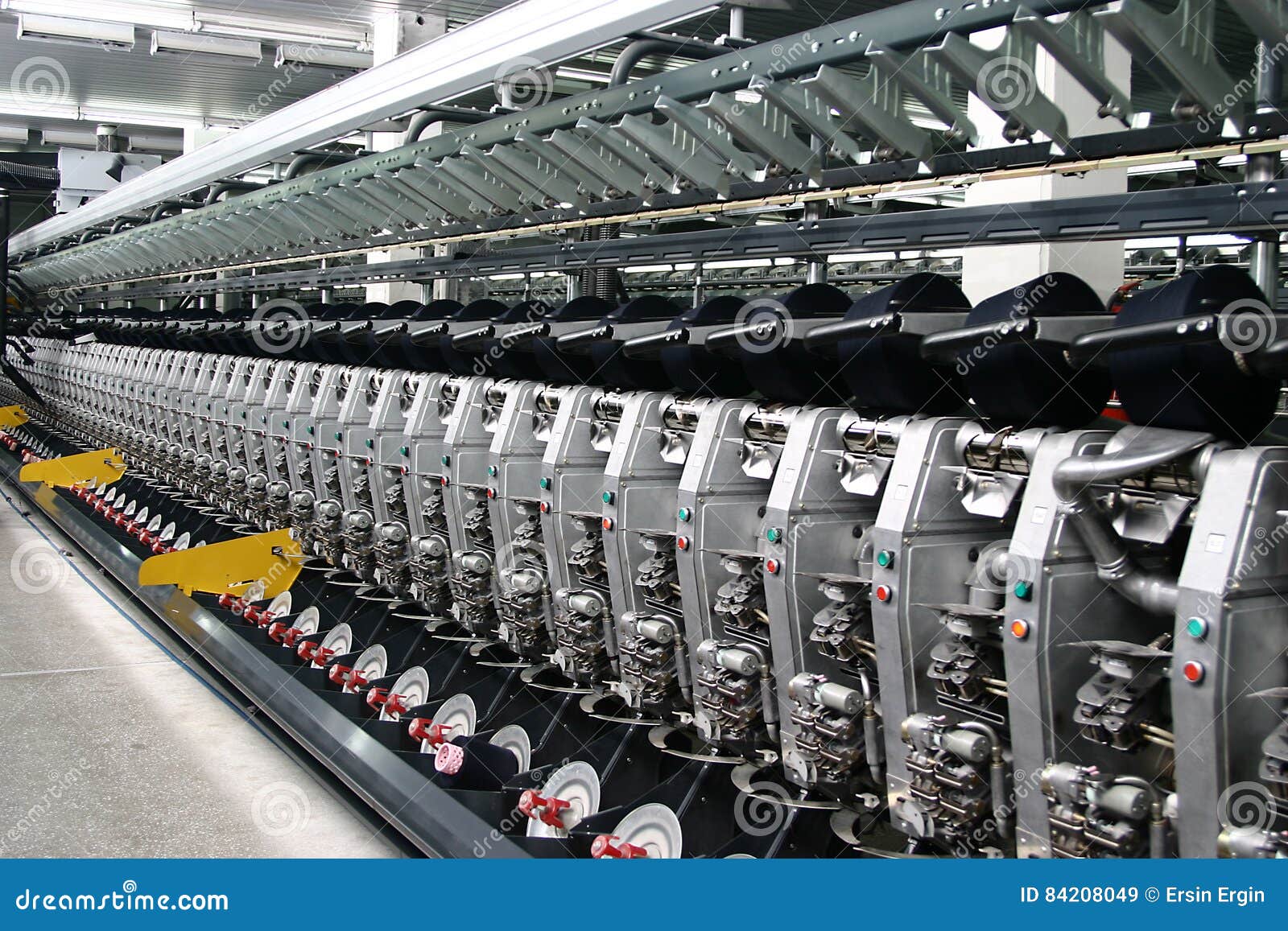 Textile Manufacturing stock image. Image of machine, thread 84208049