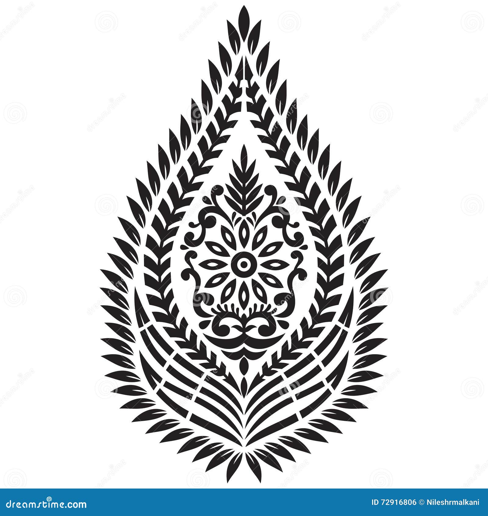 textile motif design stock vector illustration of textile motif design