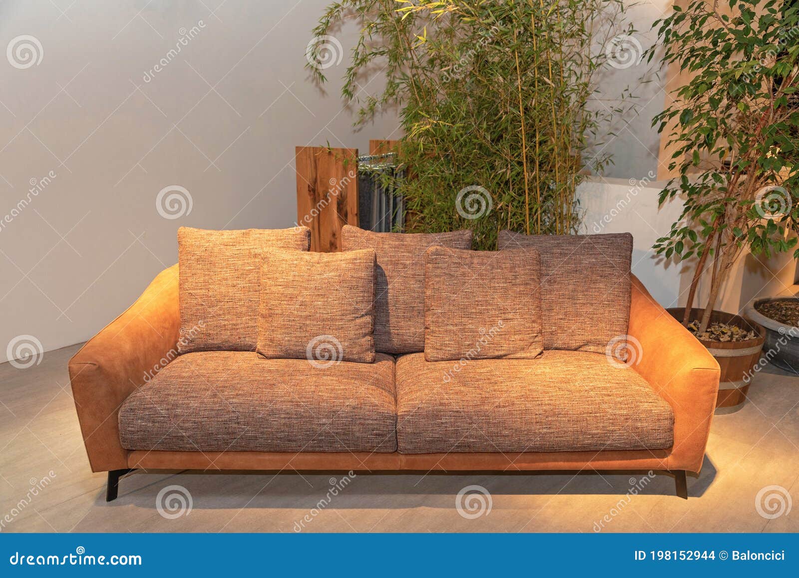 Bamboo Living Room Stock Photo Image Of Room