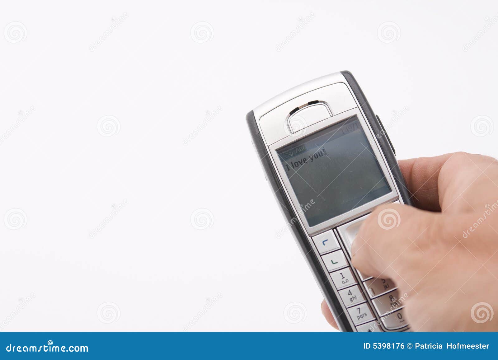 Texting I love you stock photo. Image of electronic, network 5398176