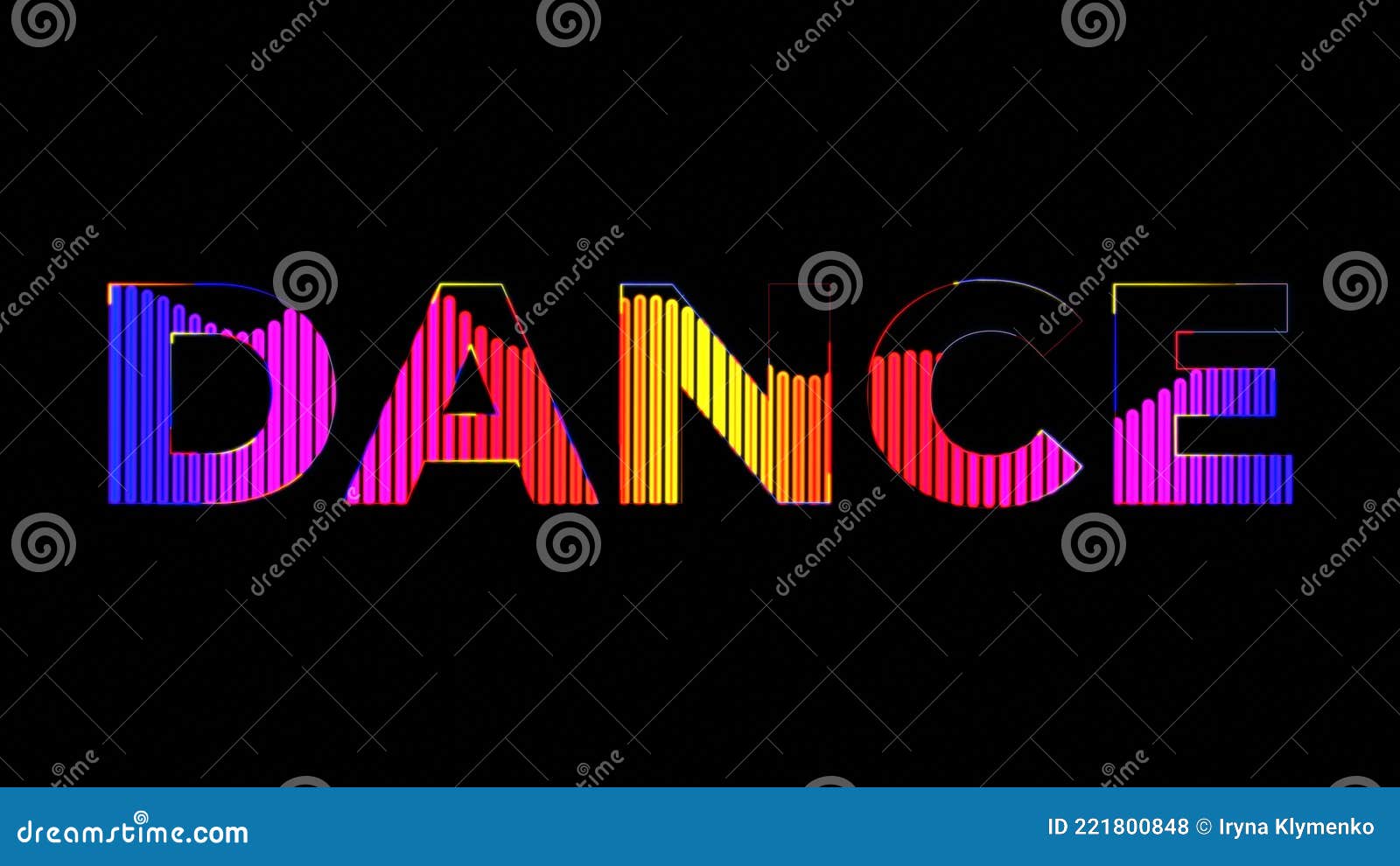 Estilo de música de dança retro de banner dos anos 80 imagem