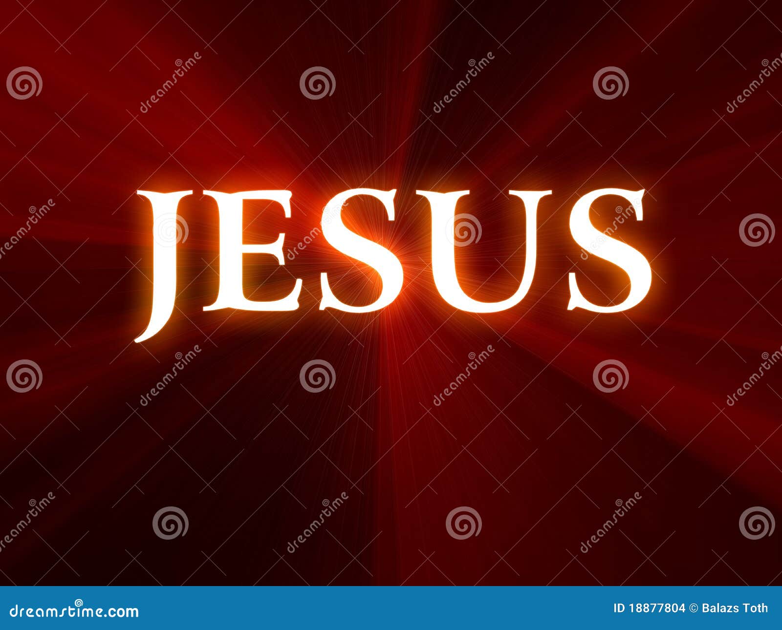 Texto De Jesus Em Fundo Vermelho Ilustração Stock - Ilustração de senhor,  raios: 18877804, image size:1600x1290