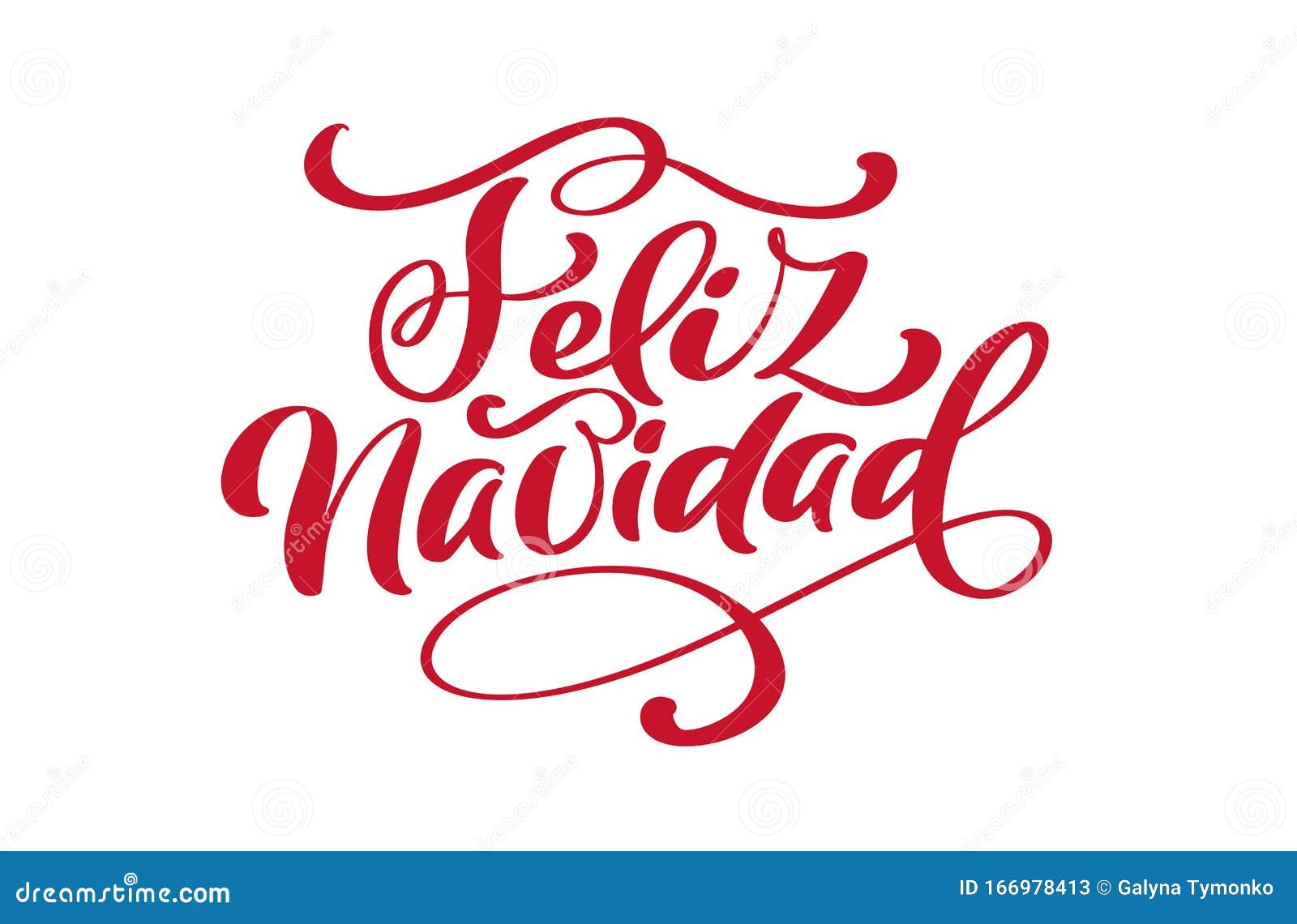 Cartão de natal em espanhol tradução em inglês feliz natal ilustração em  vetor de saudação de natal