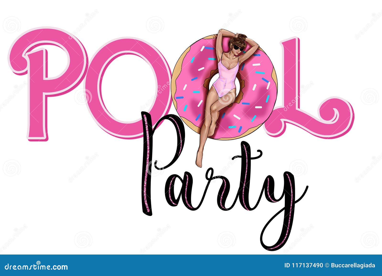 Free: Praia E Piscina - Girls Pool Party Png 