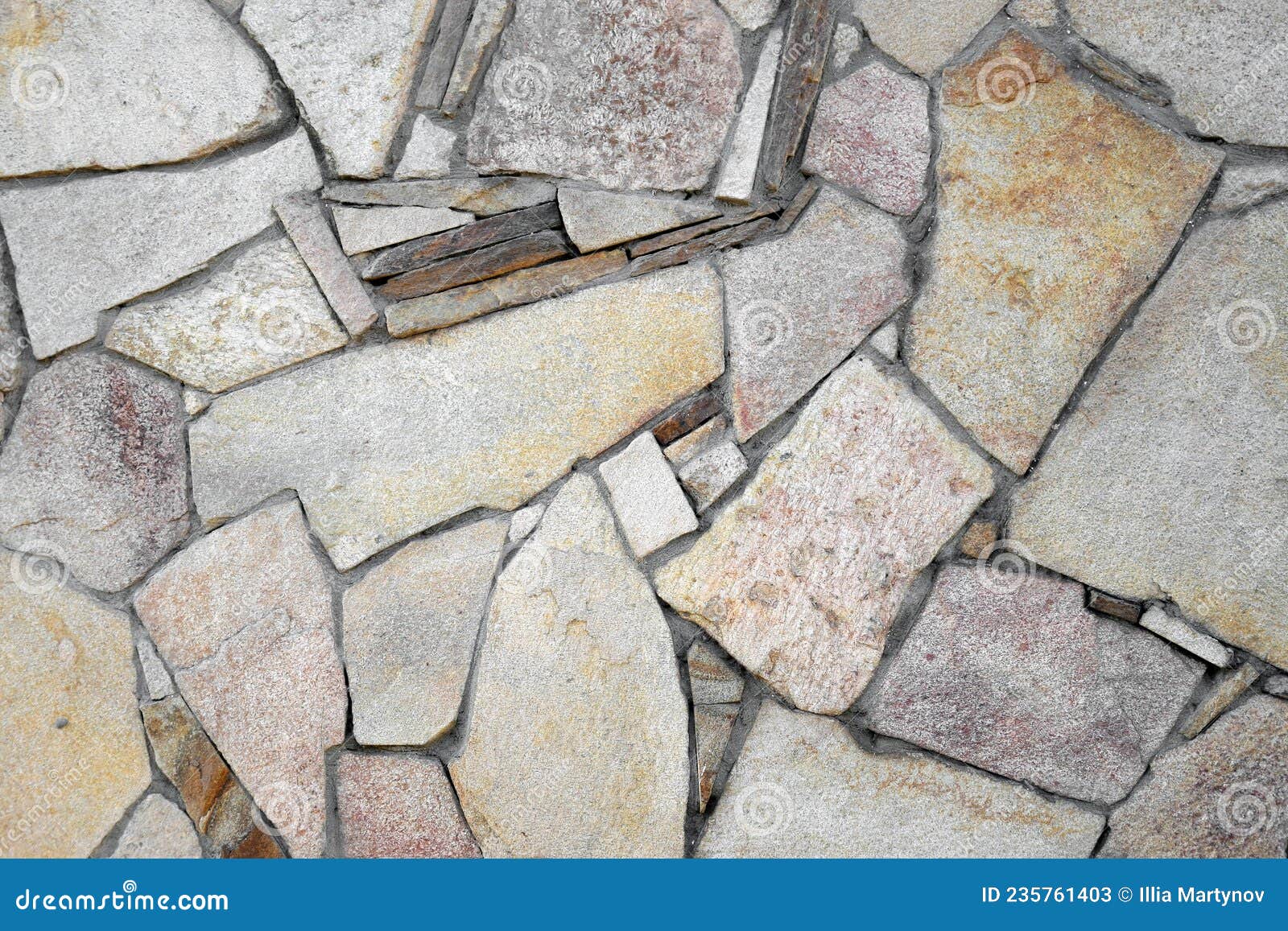 Textura de Muro de pedra e cimento, rustico. Stock Photo