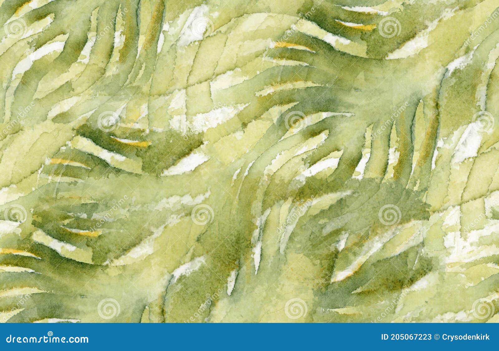 Textura de folhagem de cor aquosa, pintada a verde. Fundo de cor d'água pintado com a mão verde folhagem das florestas