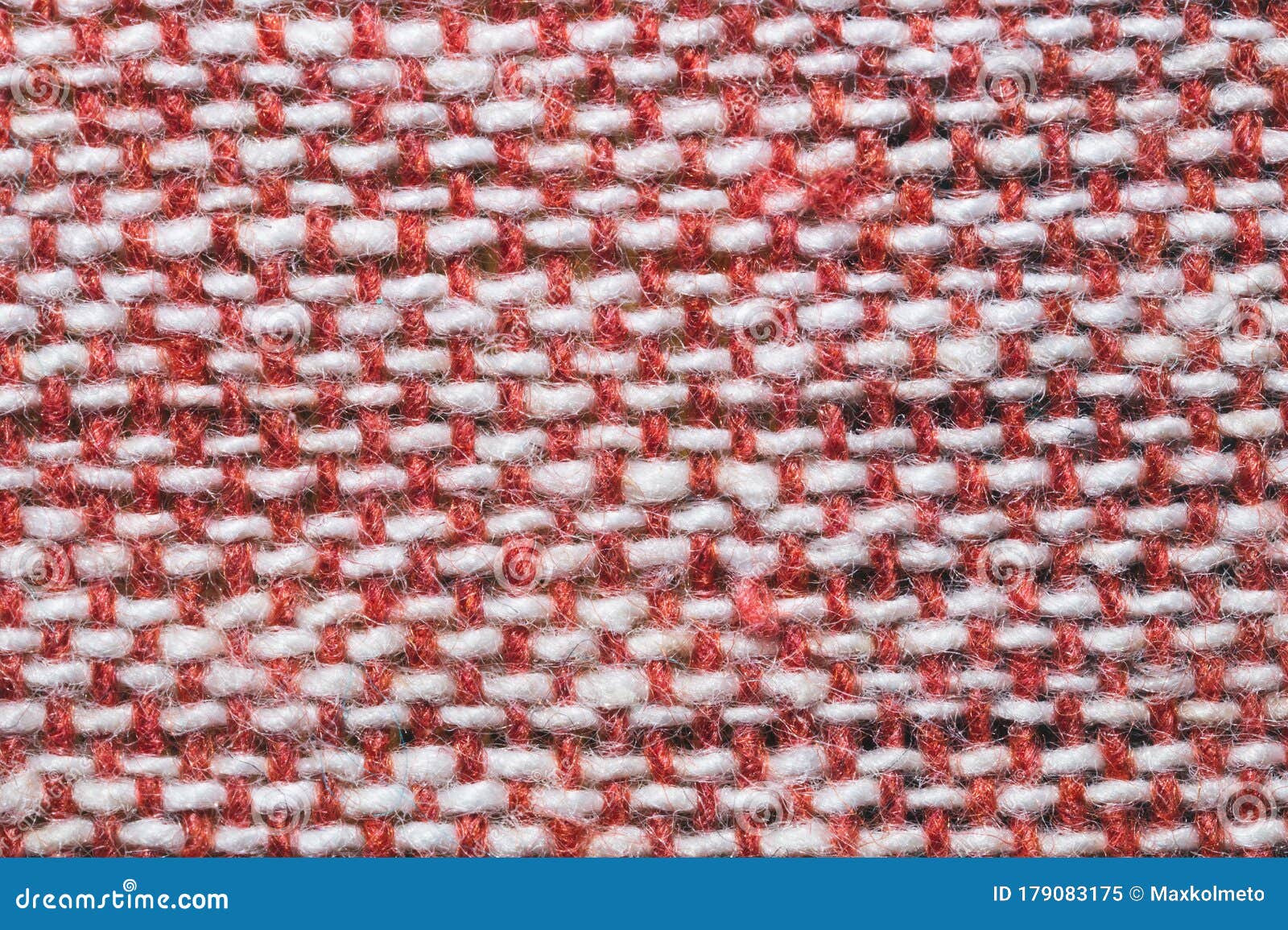 Foto De Stock Textura De Fundo De Tela De Tecido Xadrez Vermelho, Royalty-Free