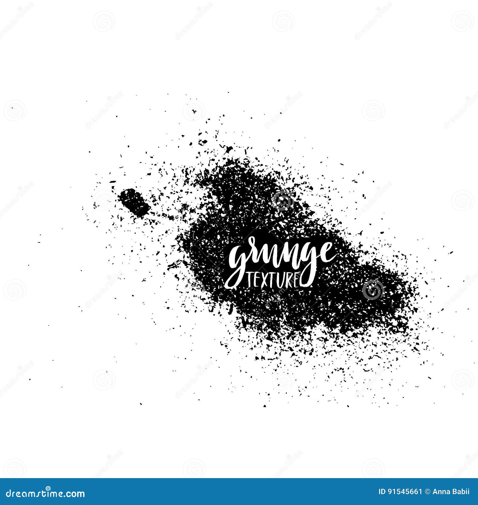 Textura del polvo de la tinta para su diseño Modelo del polvo del Grunge Fondo hecho a mano del vector Contexto con efecto de la textura de la arena