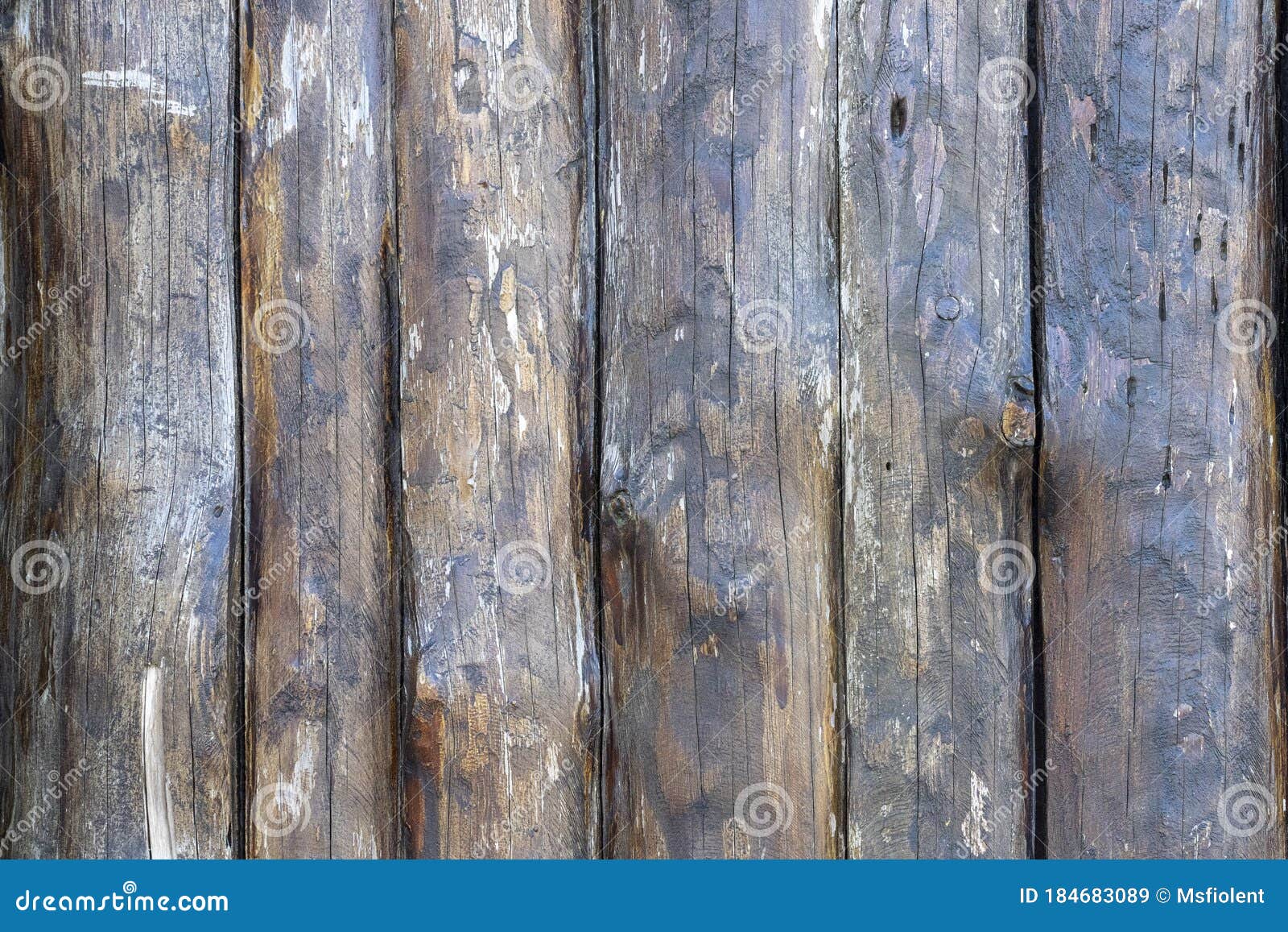 Textura de tablas de madera de casa rustica. Stock Photo