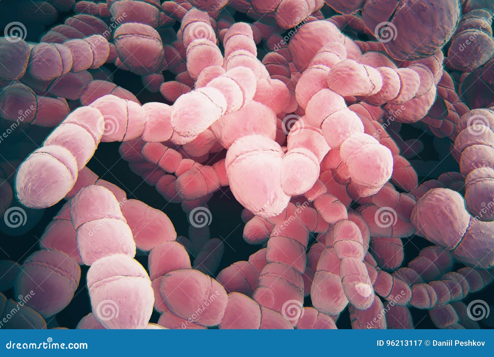 Textura Rosada De Las Bacterias Stock de ilustración Ilustración de