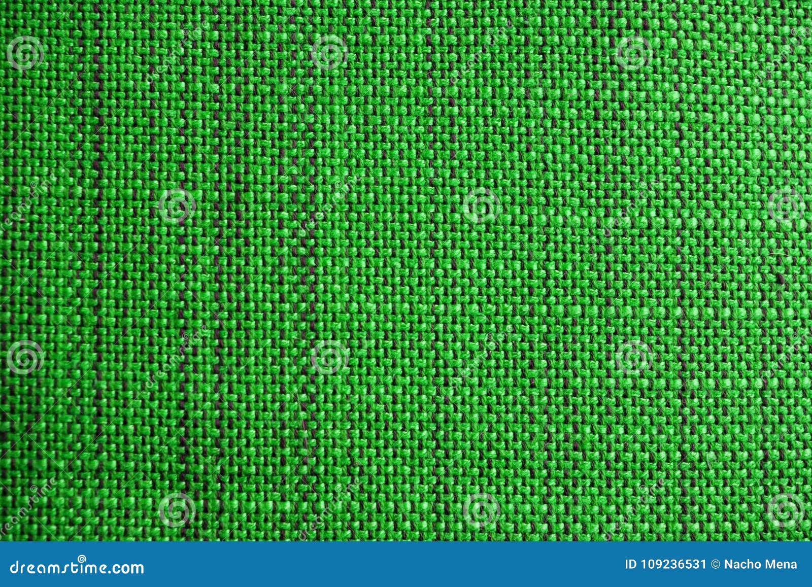 Textura De Tela Verde. Fondo De Tela. Ciérrese Encima De La Vista