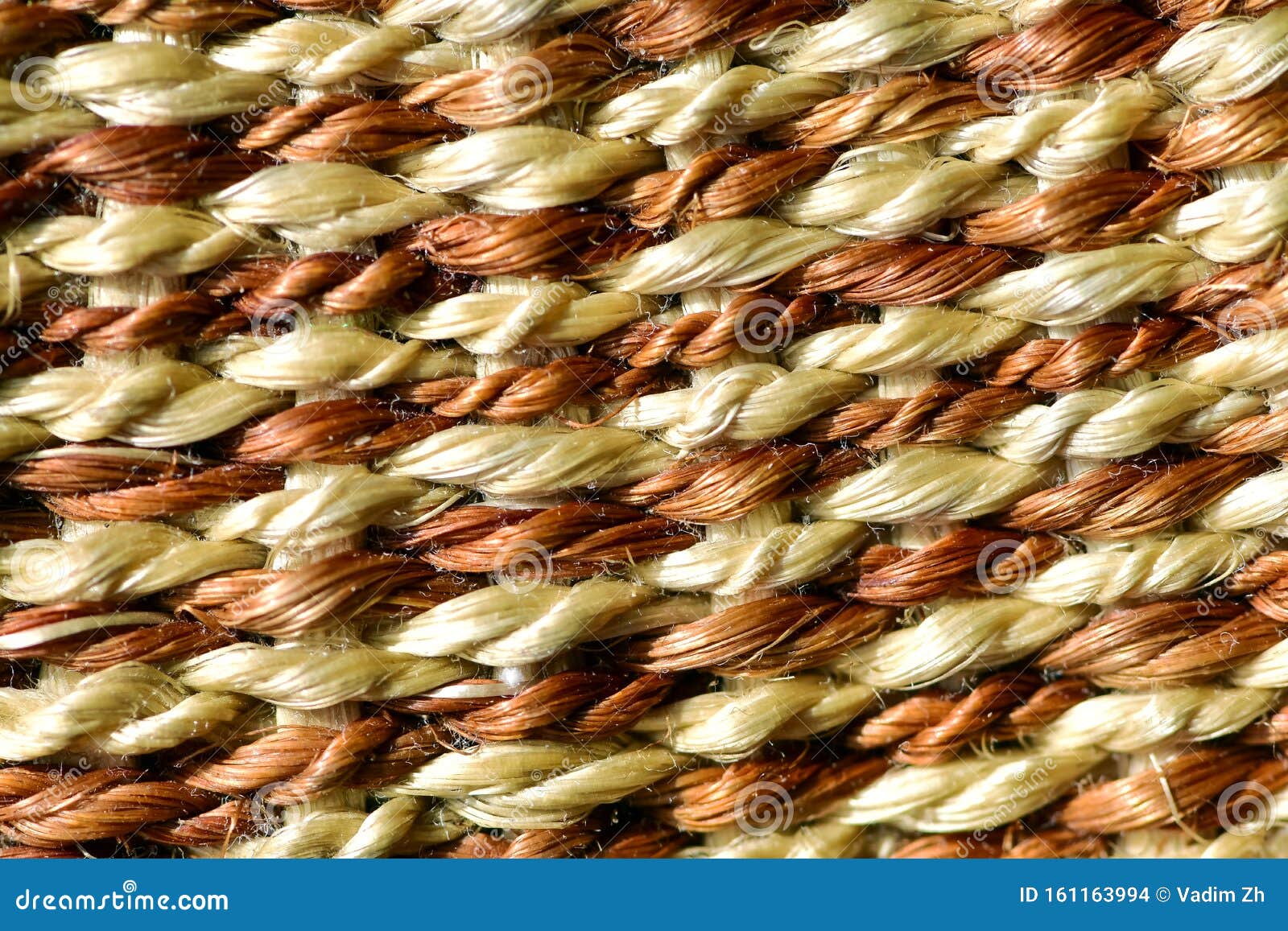 Texture of African Sisal Handmade Weaving Material Kiondo Stock Photo