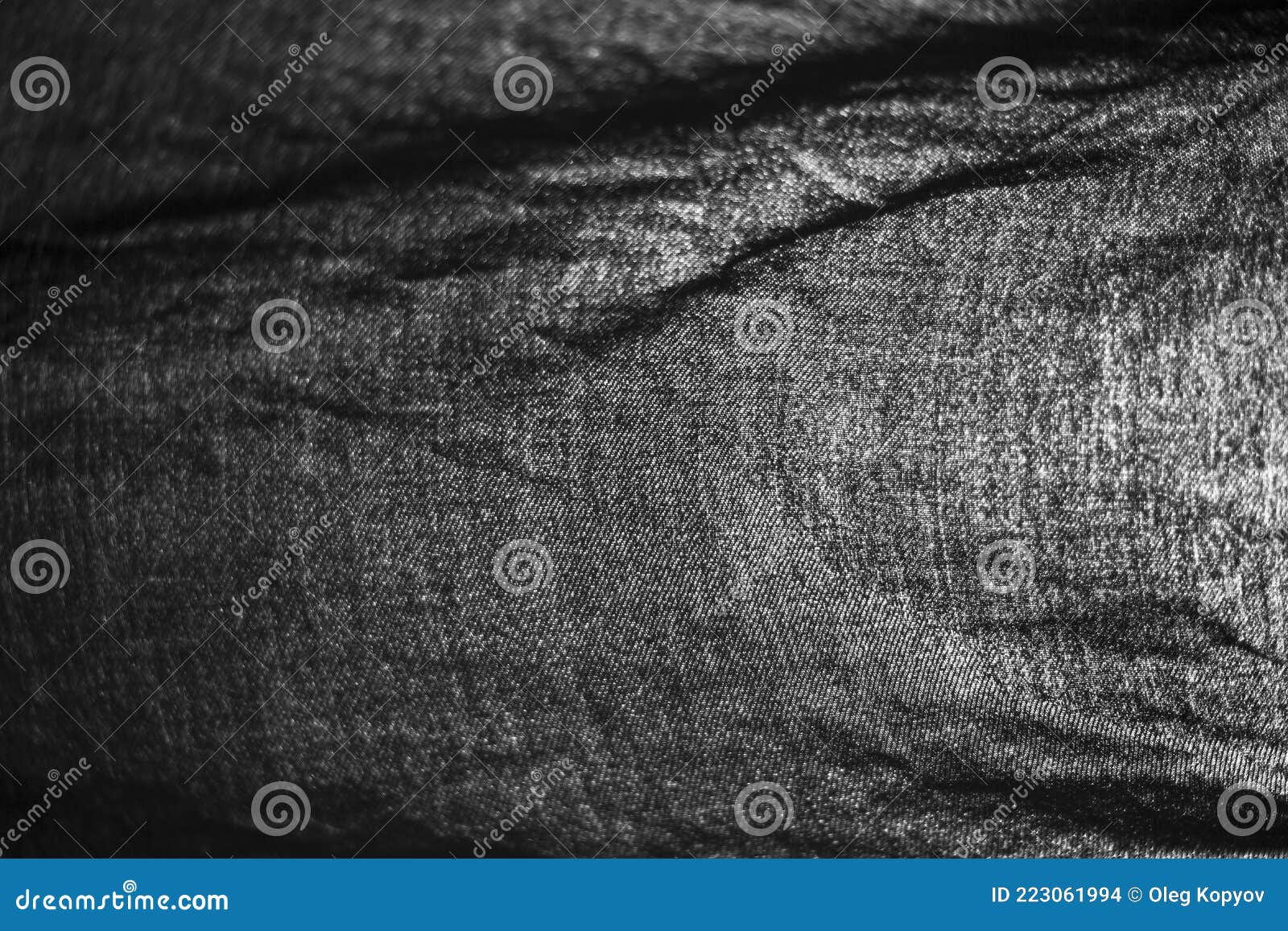 The Texture of Black Fabric. Light through the Fabric Stock Photo ...